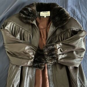 DERO by Rocco D’Amelio Leather and MINK Fur Jacket